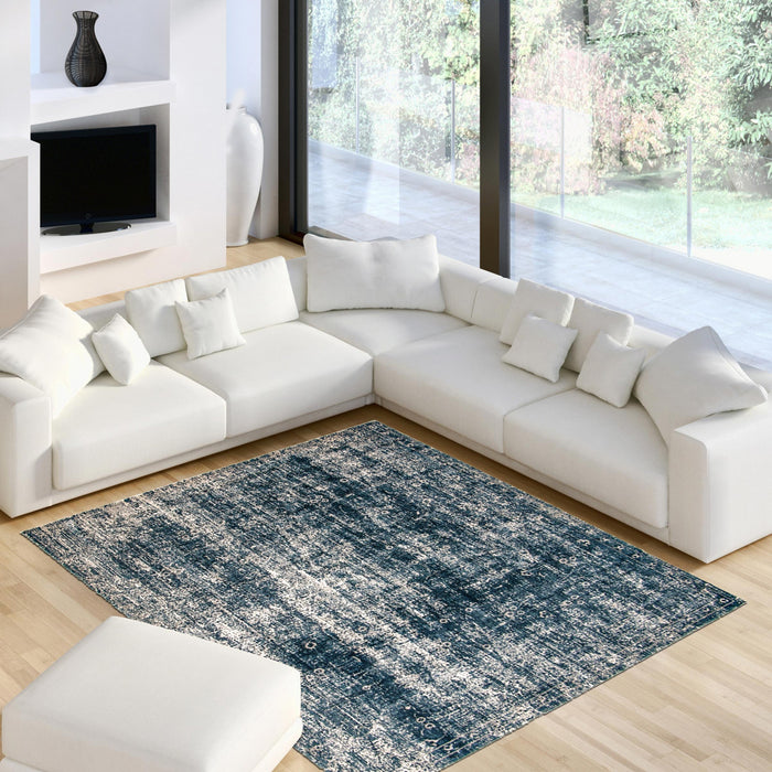 Dayna Blue Rug 5'3\" X 7'3\" Area Rug