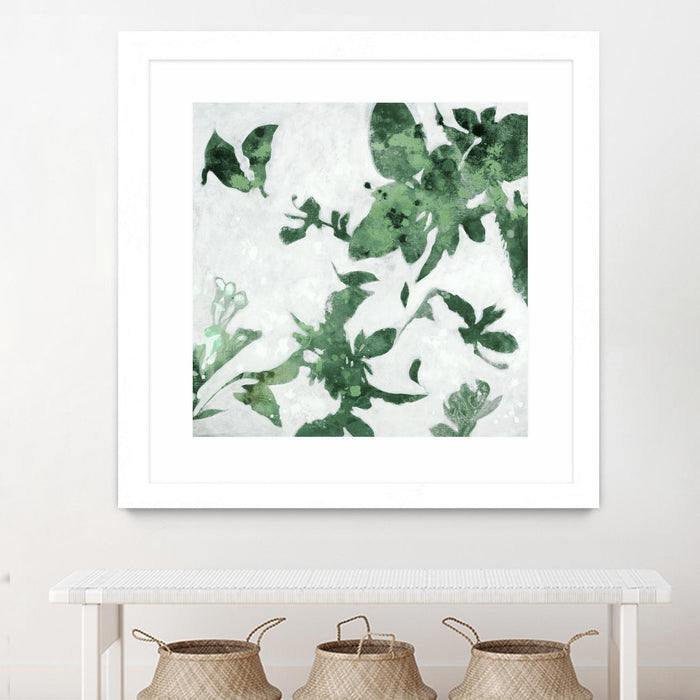 High Flying I 36 x 36 White Frame Wall Art 