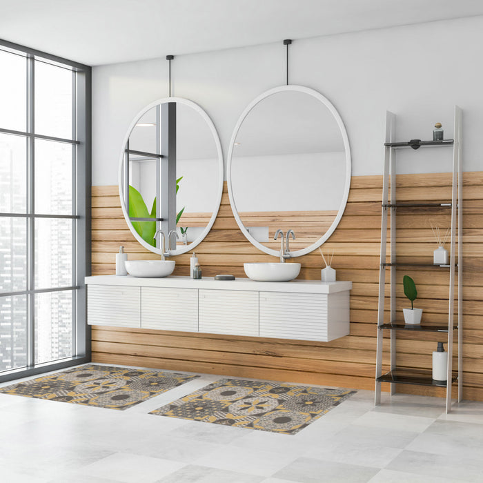 Bellezza Grey 2'2\" x 5'0\" Area Rug - S of 2