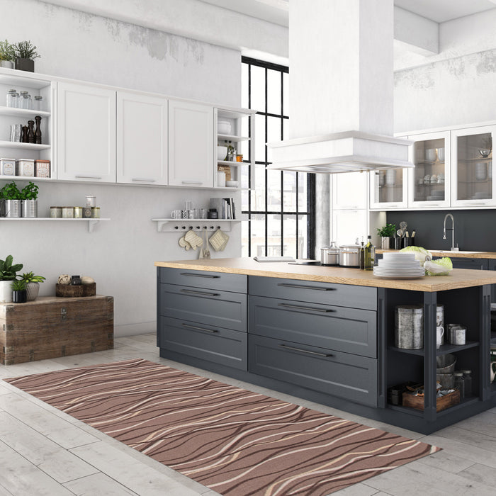 Bellezza Brown 2'2\" x 5'0\" Area Rug - S of 2