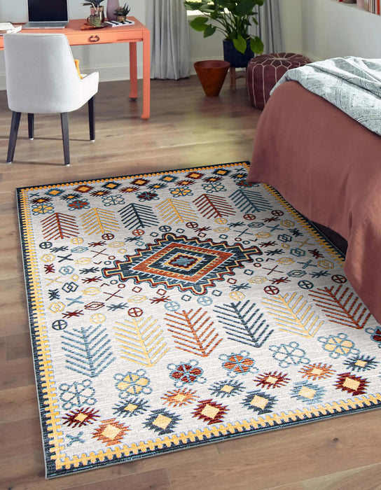 Gypsy Grey Machine Washable Area Rug - 6'0\" x 9'0\"