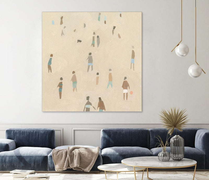 \"Beach Goer Iv\" Giant Art 54x54 Wall Art