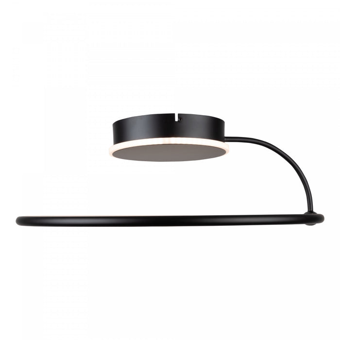 Halo Black Integrated LED Semi-Flush Mount III