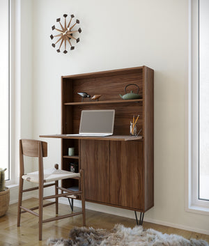 Nordika Secretary Desk - Walnut