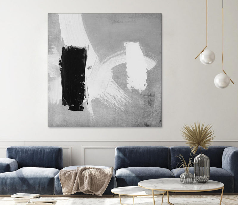 \"City Scene Ii\" Giant Art 54x54 Wall Art