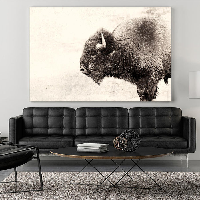 \"Buffalo\" Giant Art 84x54 Wall Art