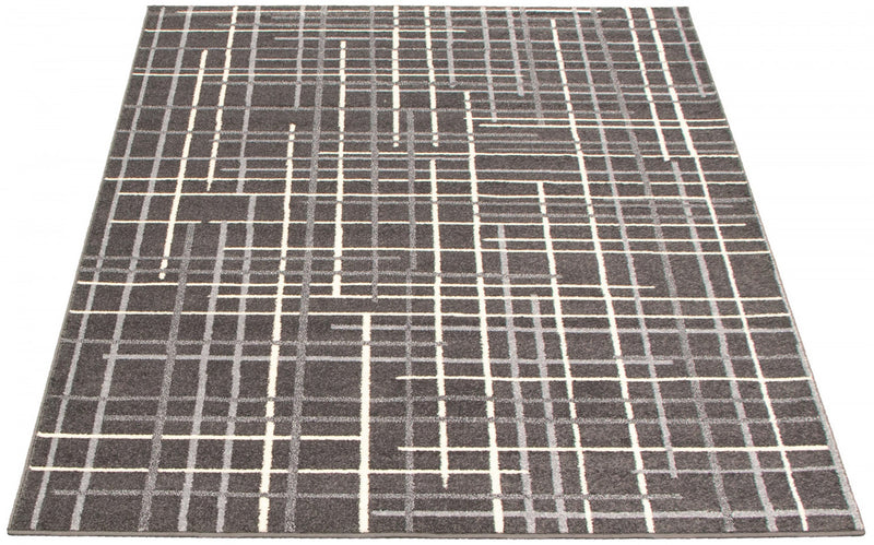 Taite Anthracite Area Rug - 3'11\" x 5'7\"