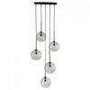 Pinpoint 5-Light Black Pendant 