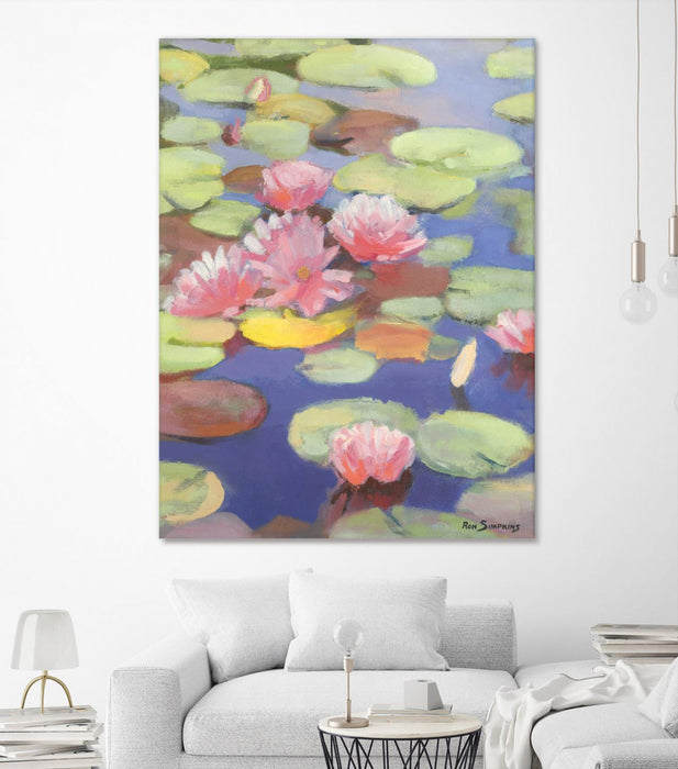 \"Passion In Pink\" Giant Art 72x54 Wall Art