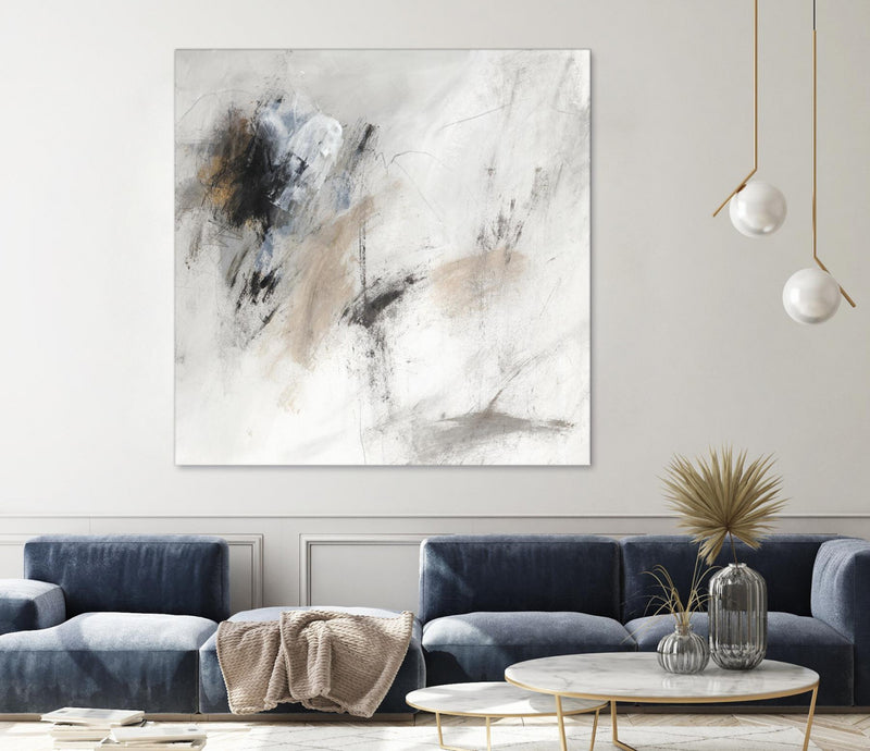 \"Sketch Lines I\" Giant Art 72x72 Wall Art