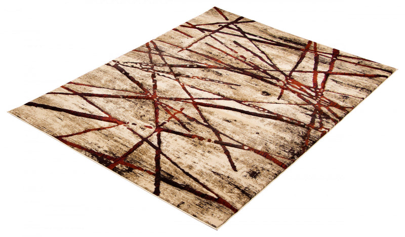 Cherokee Gold Area Rug - 5'3\" X 7'3\" 