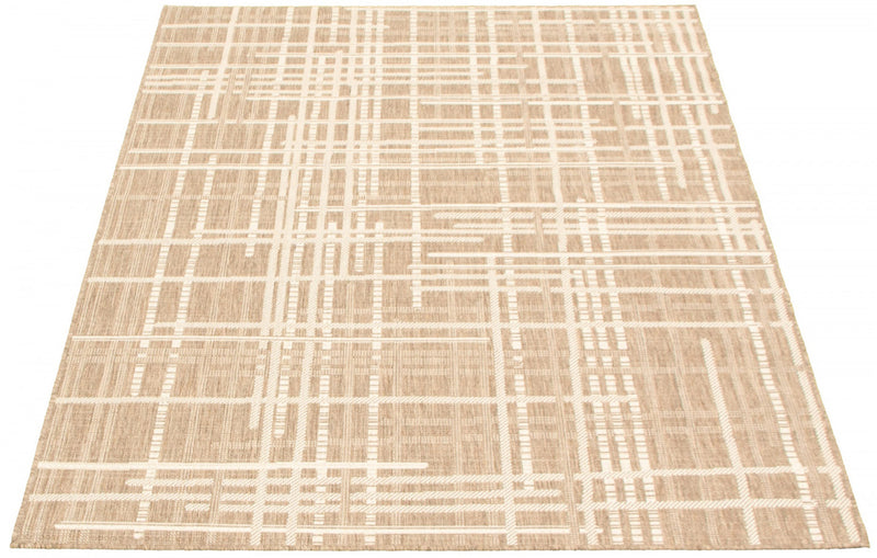 Sadie Burburry Taupe-Champagne Area Rug - 7'10\" x 10'2\"