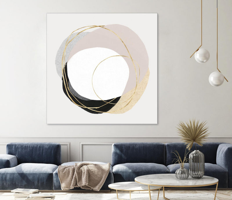 \"Ring Of Gold Ii\" Giant Art 72x72 Wall Art
