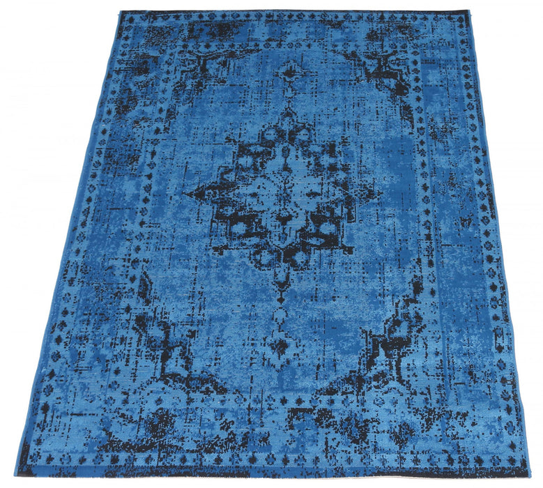 Chenta Blue 6'7\" x 9'6\" Area Rug