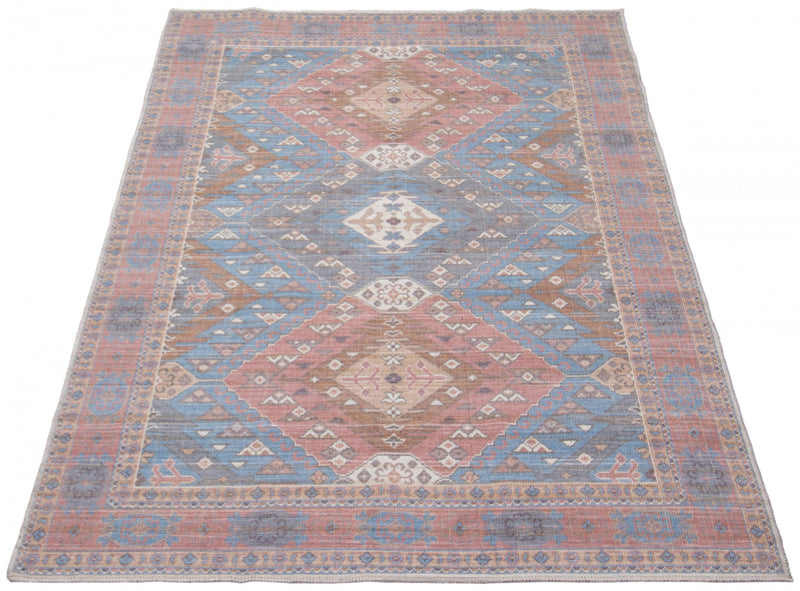 Samia Light Blue Rug 5'3\" X 8'0\" Area Rug