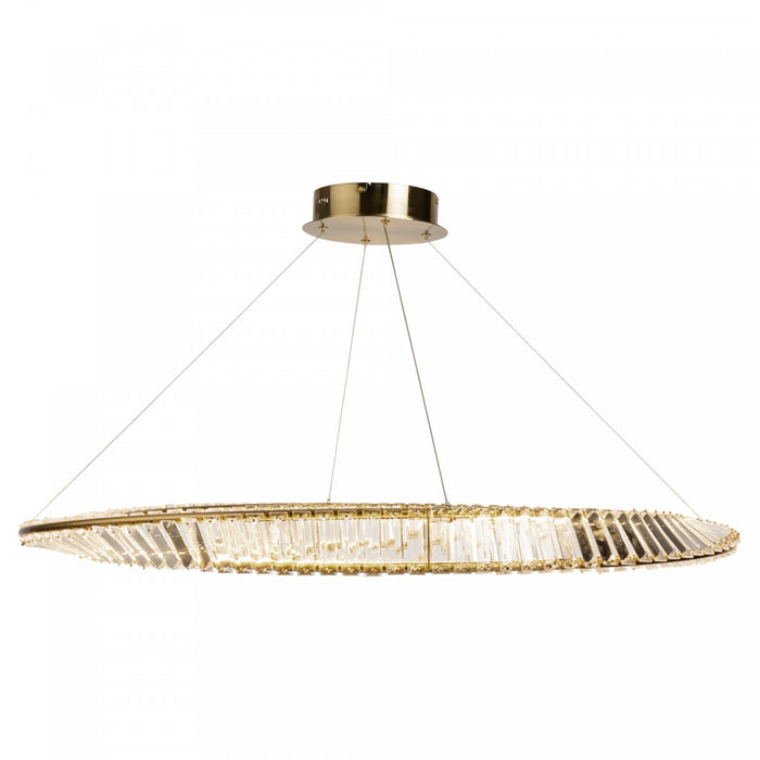 Stella 60 W LED Brushed Brass Pendant