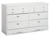 Diamond Dreams 6-Drawer Dresser for Kids, 49.45