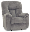 4703 Chenille Rocker Power Recliner with USB Port - Earth Slate