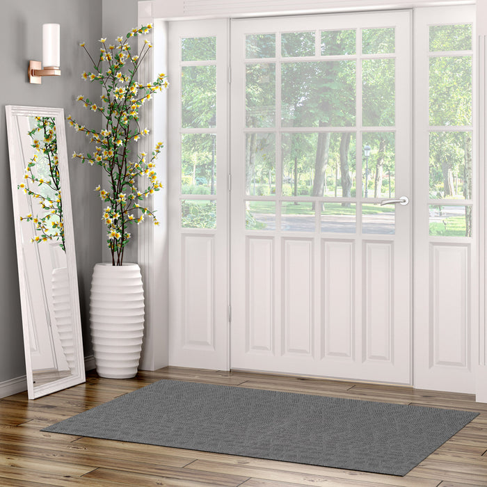 Bellezza Dark Grey 2'2\" x 4'0\" Area Rug - S of 2