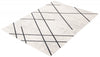 Damali Ivory/Blue Machine Washable Area Rug - 5'0" x 7'0"