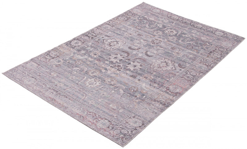 Boann Grey Rug 5'3\" X 8'0\" Area Rug