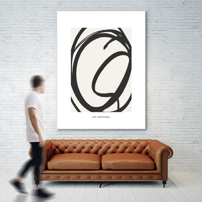 \"Circle I\" Giant Art 72x54 Wall Art