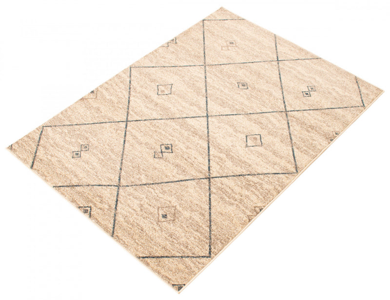 Grande Ivory/Blue 6'7\" X 9'6\" Area Rug