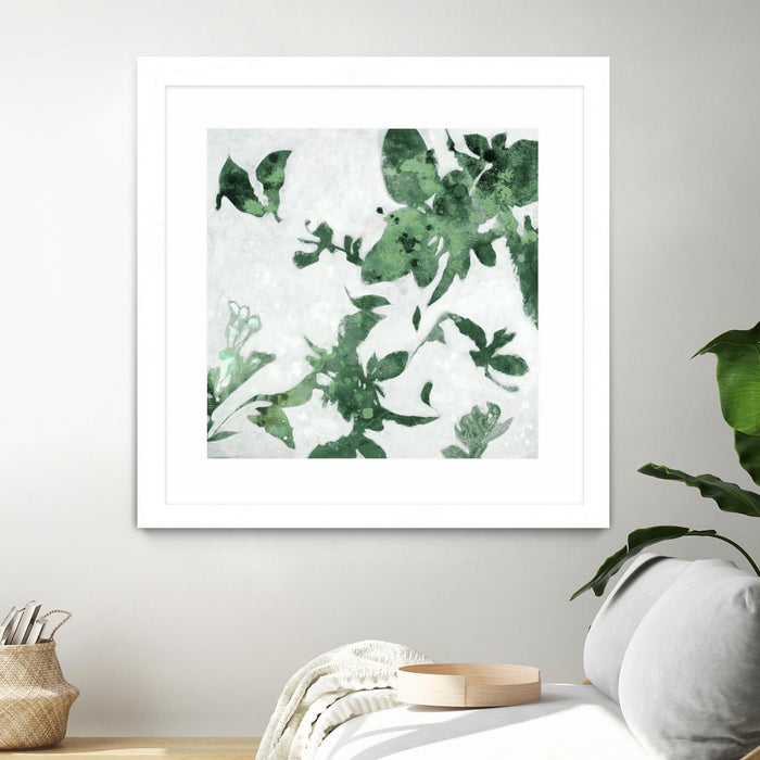 High Flying I 36 x 36 White Frame Wall Art 
