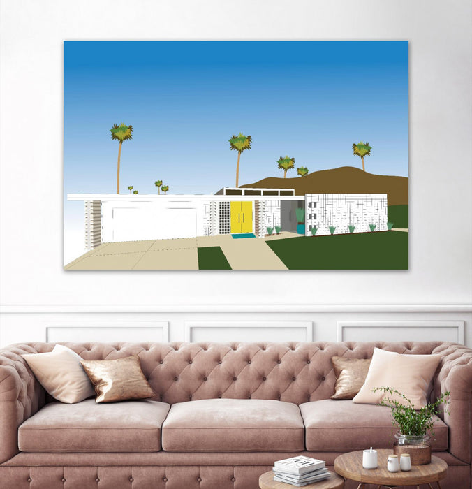 \"Palm Spring Living Ii\" Giant Art 72x48 Wall Art
