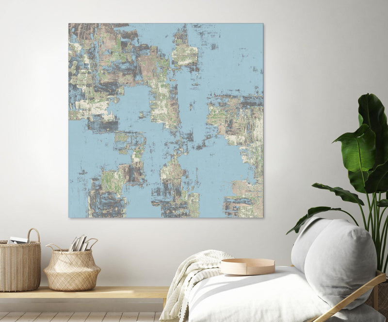 \"Memory Block Ii\" Giant Art 54x54 Wall Art