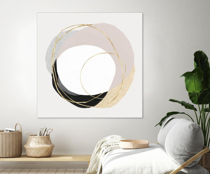 \"Ring Of Gold Ii\" Giant Art 72x72 Wall Art