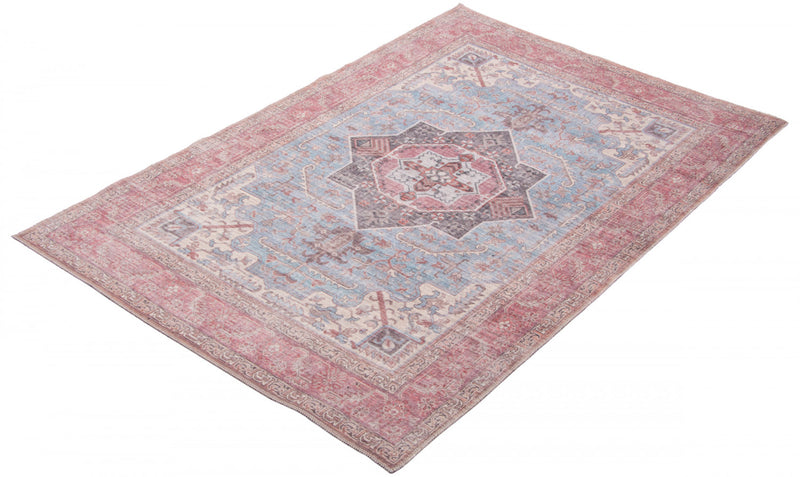 Ophelia Blue Rug 5'3\" X 8'0\" Area Rug