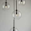 Pinpoint 5-Light Black Pendant 