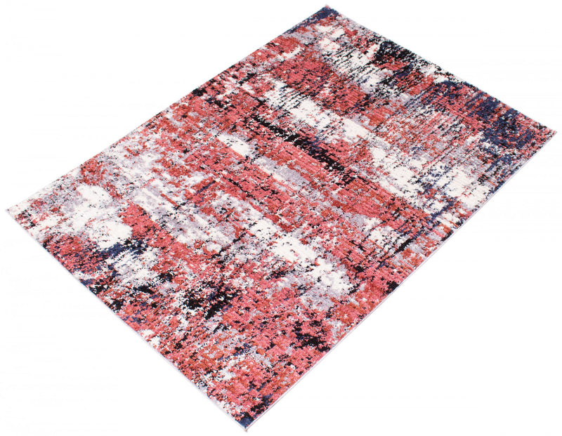 Paloma Marble Pink Area Rug - 6'7\" x 9'6\"