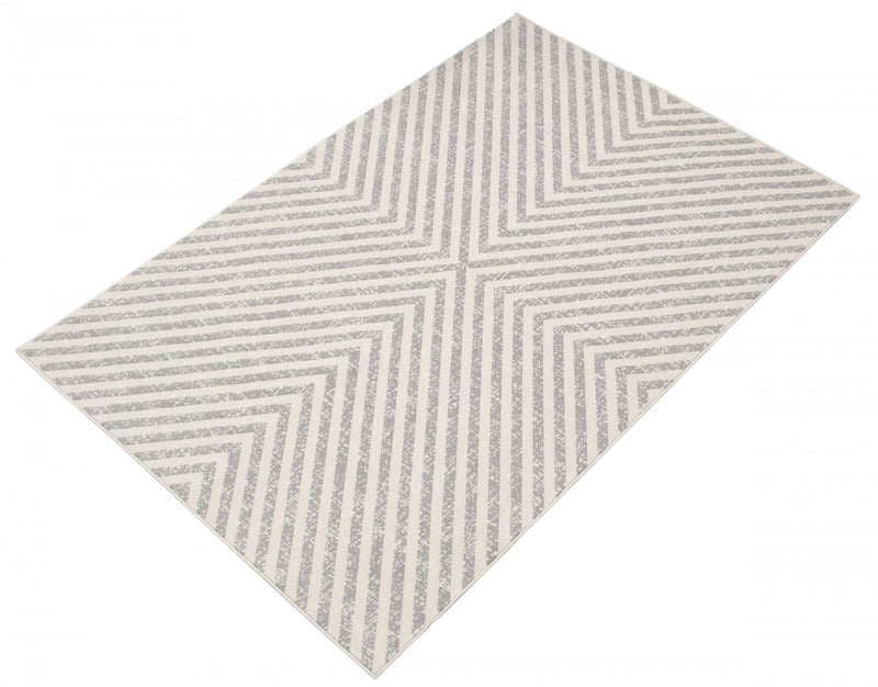 Dodie Light Grey 3'11\" x 5'7\" Area Rug