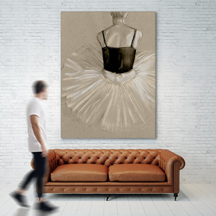 \"Black Leotard Ii\" Giant Art 72x54 Wall Art