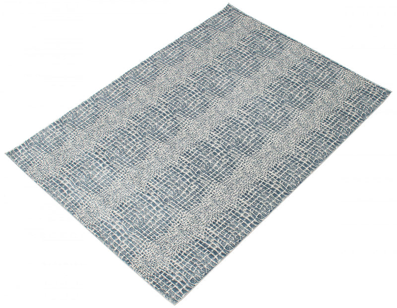 Kecia Navy/cream Rug 6'7\" X 9'6\" Area Rug