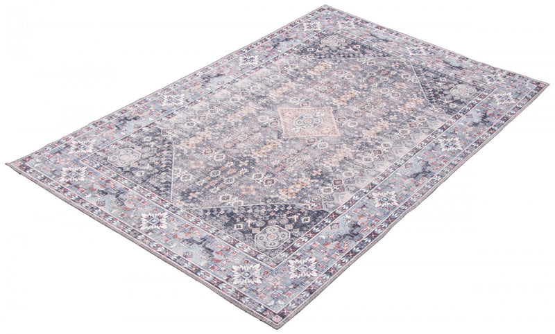 Erela Grey Rug 5'3\" X 8'0\" Area Rug
