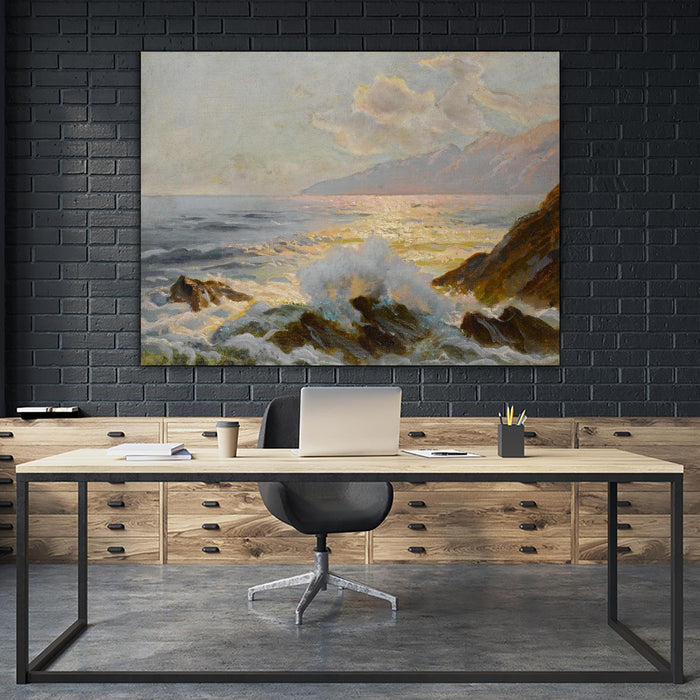 \"Main Seascape Ii\" Giant Art 72x54 Wall Art