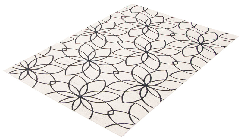 Terali Ivory Machine Washable Area Rug - 5'0\" x 7'0\"