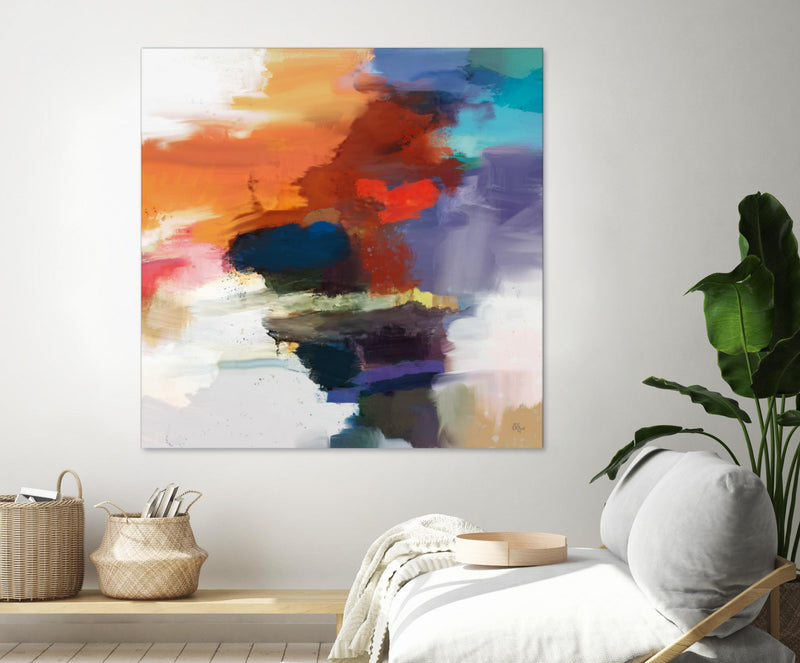 \"Interplay\" Giant Art 54x54 Wall Art