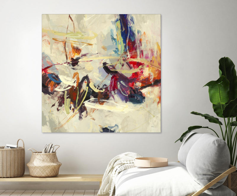 \"Positive Energy Iii\" Giant Art 72x72 Wall Art