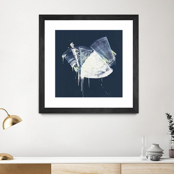 \"Bells In Motion\" Matted and Framed Black 36x36 Wall Art