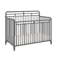 Monarch Hill Hawken 3-in-1 Convertible Crib - Grey 