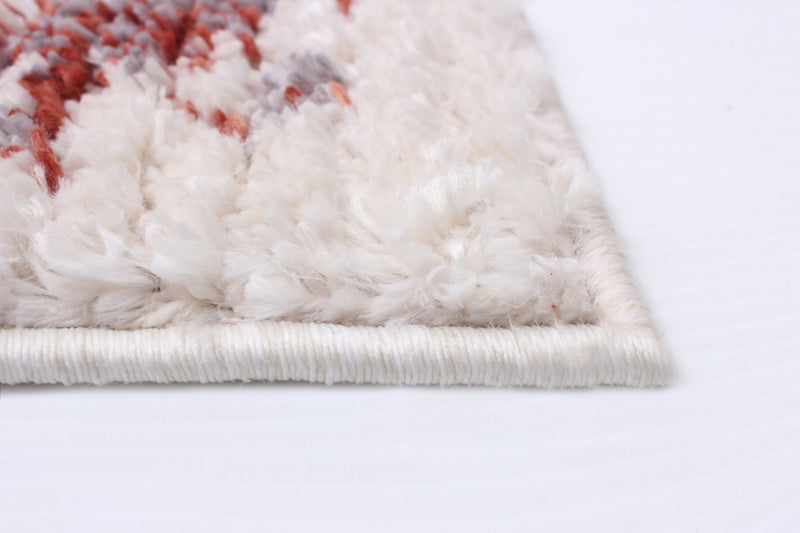 Paloma Quashqai White Area Rug - 3'11\" x 5'11\"
