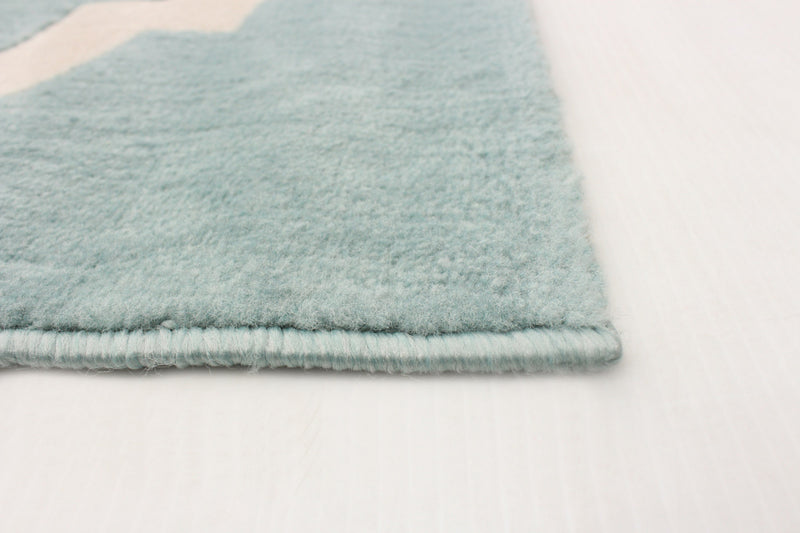 Aliya Aqua 4'7\" x 6'7\" Area Rug