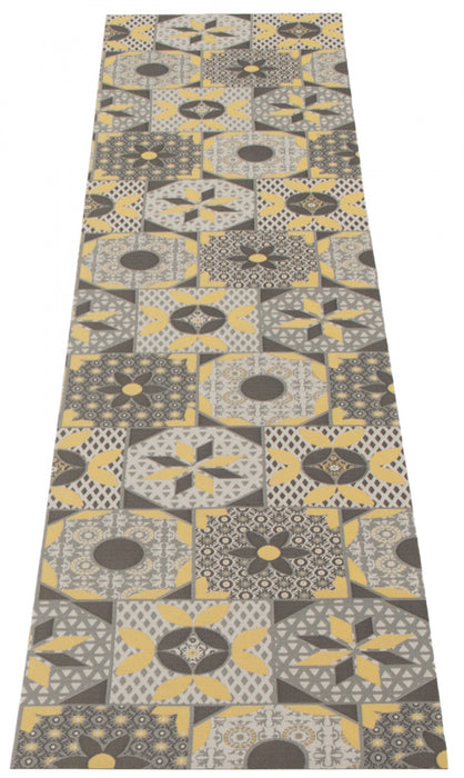 Bellezza Grey 2'2\" x 22'0\" Area Rug