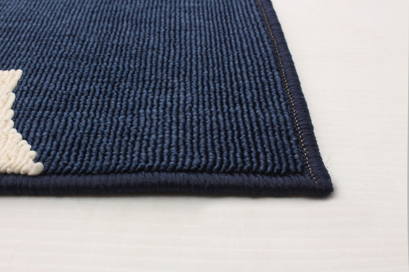 Sophie Ivory-Navy Area Rug - 5'3\" x 7'7\"