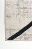 Damali Ivory/Blue Machine Washable Area Rug - 5'0" x 7'0"