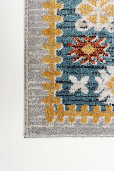 Gypsy Blue Machine Washable Area Rug - 2'6\" x 8'0\"